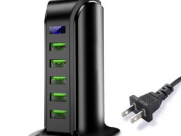 5-Ports USB Charger Hub with Backlight